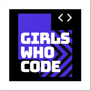 Girls Who Code Posters and Art